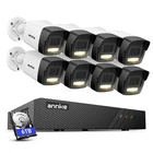 ANNKE 8CH 8MP NVR 3K POE Audio Security Camera System Outdoor Color Night Vision