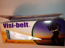 Reflective Safety Belt Skilcraft Visi-belt WHITE Adjustable 31-55"