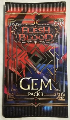 Flesh & Blood  Gem Pack 3  New Sealed Promo Pack FAB