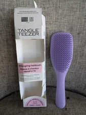 Tangle Teezer Detangling Hairbrush Curly Hair Type Coily 3c 4c Lilac Purple 