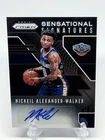 2019-20 Panini Prizm Nickeil Alexander Walker Sensational Signatures Auto RC