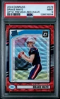 2024 PANINI DONRUSS OPTIC PREVIEW-RED WAVE #379 DRAKE MAYE ROOKIE RC PSA 9