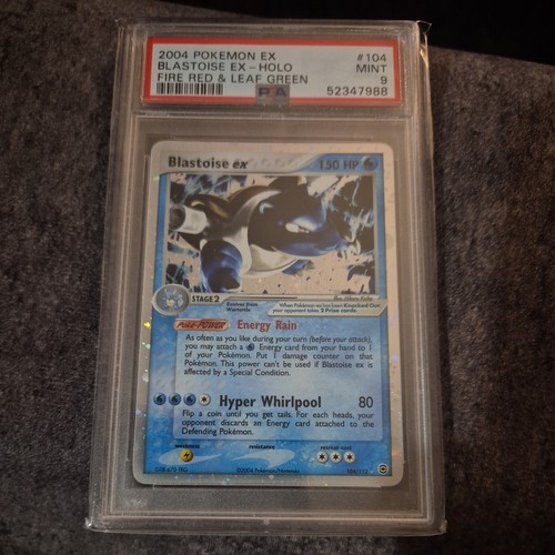 Blastoise ex graded PSA 9 for sale on eBay