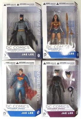 DC Collectibles Factory Set of 4 Comics DESIGNER Series Action Figures Used