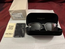  Read Coach Sunglasses HC8384U CL911 Black/Grey Gradient Lenses 55mm