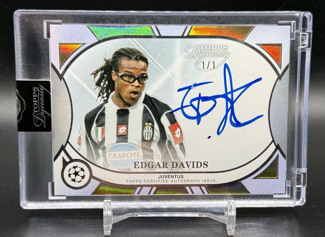 2024/25 Topps Dynasty UEFA UCL Edgar Davids SSP Gold 1/1 Auto Juventus