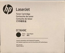 HP CC364XC LaserJet Toner Cartridge Black New In Box