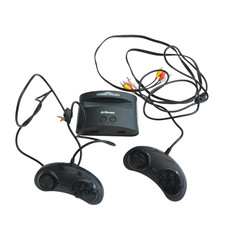 AT Games Sega Mega Drive With Controllers + NO Power Supply -Tested and Working