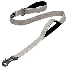 4FT Heavy Duty Dog Leash with Soft Padded Double Handle Durable