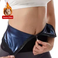 Sweat Sauna Shaper Waist Trimmer for Women Trainer Belt Neoprene-free Cincher US