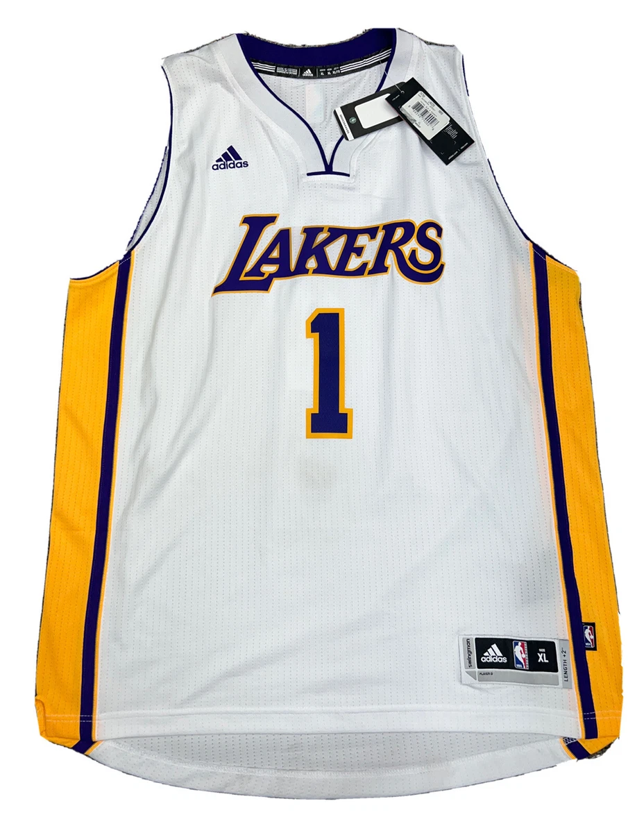 adidas D'Angelo Russell Los Angeles Lakers Revolution 30 Jersey