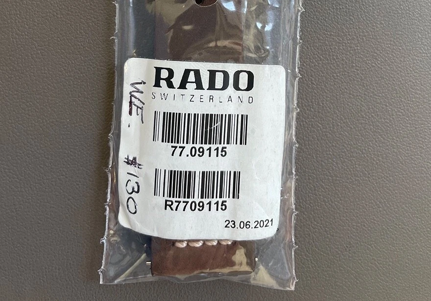 Correa de cuero RADO 77 09115 Captain Cook 21 mm banda liberación rápida barras de resorte Foto 3 de 3