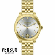 Versus by Versace VSP510618 Chelsea silver gold Steel Women's Watch NEW