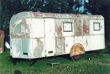 Old Caravan Vintage Photo approx 10 x 15cm Collection resolution-hd5807b