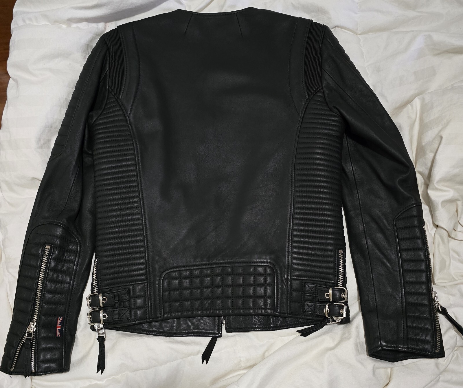 SAINT LAURENT Boda Skins AXL Giacca di Pelle Edizione Limitata Cappotto All Saint Uomo XS Nero ysl UK