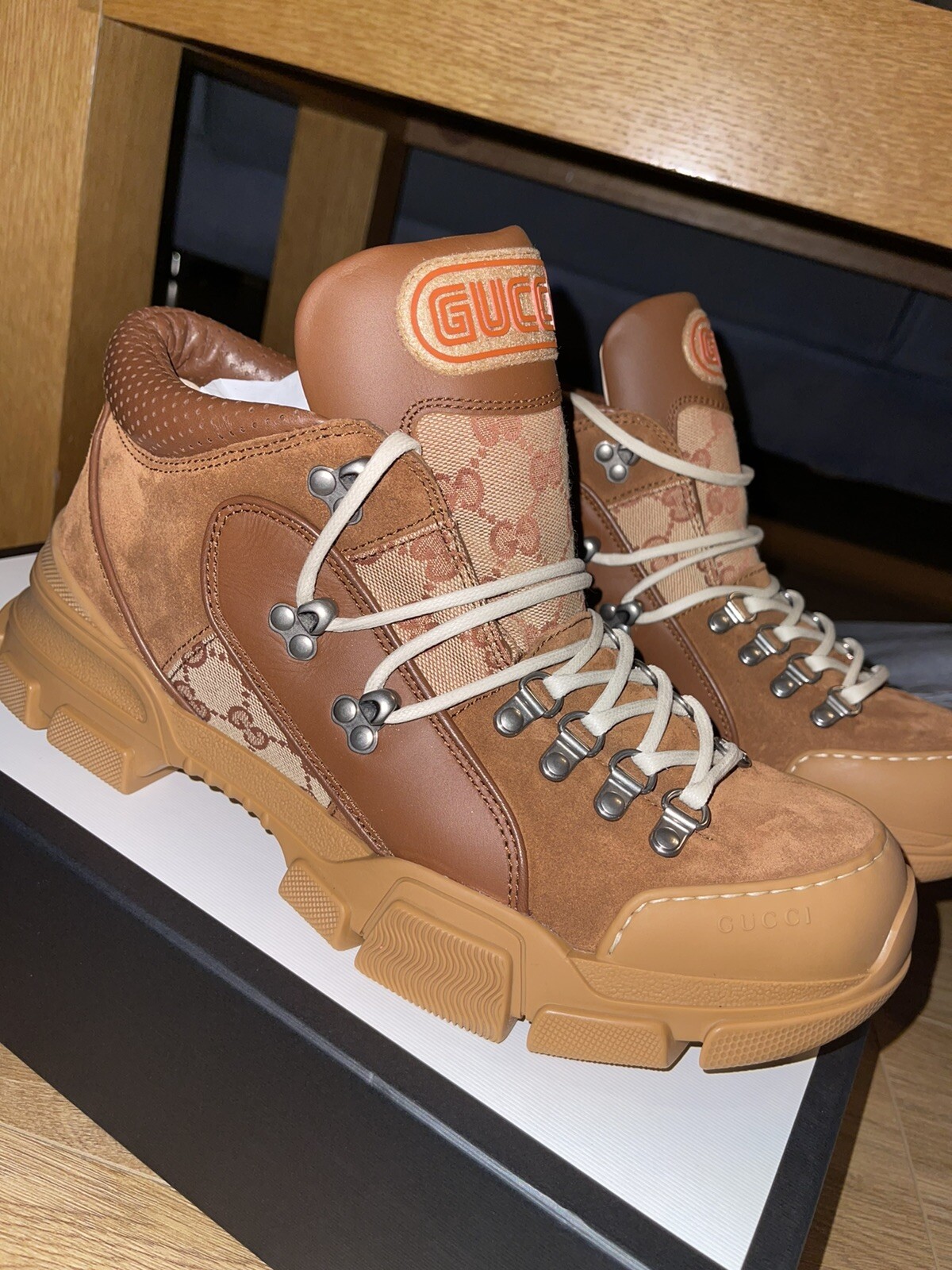 gucci hiking boots women's