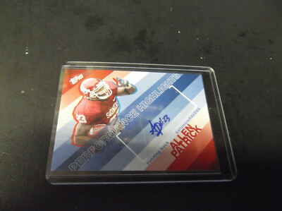 AUTO'D ALLEN PATRICK 2008 TOPPS #THA-AP HIGHLIGHTS RC INSERT RAVENS