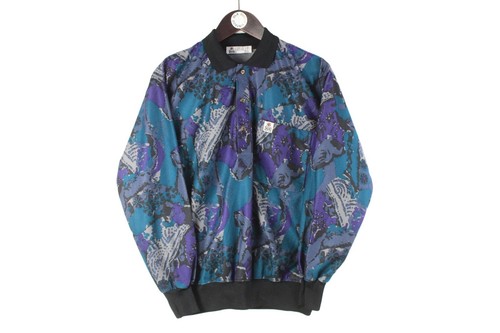 Cerruti 1881, VINTAGE CERRUTI 1881 SWEATSHIRT SIZE S multicolor 90s collared abstract pattern