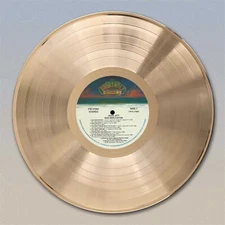 Joan Jett "Bad Reputation"  Gold LP Record wall art