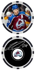 NATHAN MACKINNON - COLORADO AVALANCHE - POKER CHIP - ***SIGNED/AUTO***