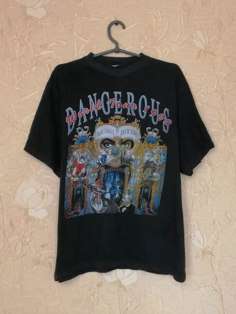 1992 Vintage Michael Jackson Dangerous Tee Shirt 