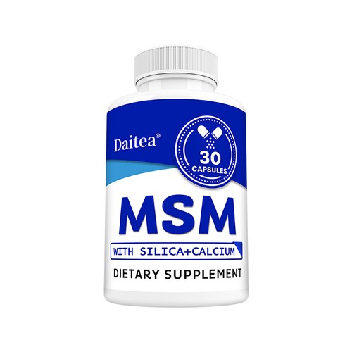 Msm With Silica + Calcium Capsules – Balanced Skin Health,Bone And Joint Support - Picture 13 of 15