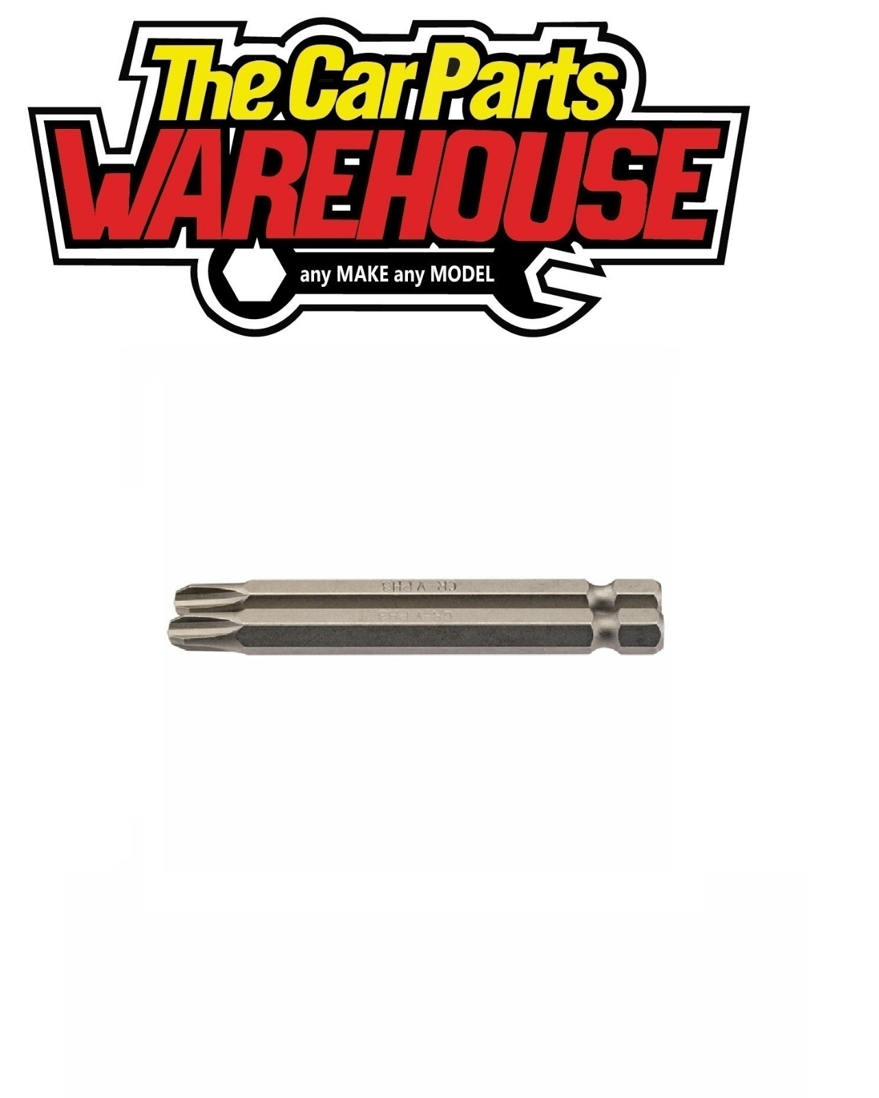 1x Pair Of Draper No. 3 1/4"" Hex Cross Slot Insert Bit - 75mm Long