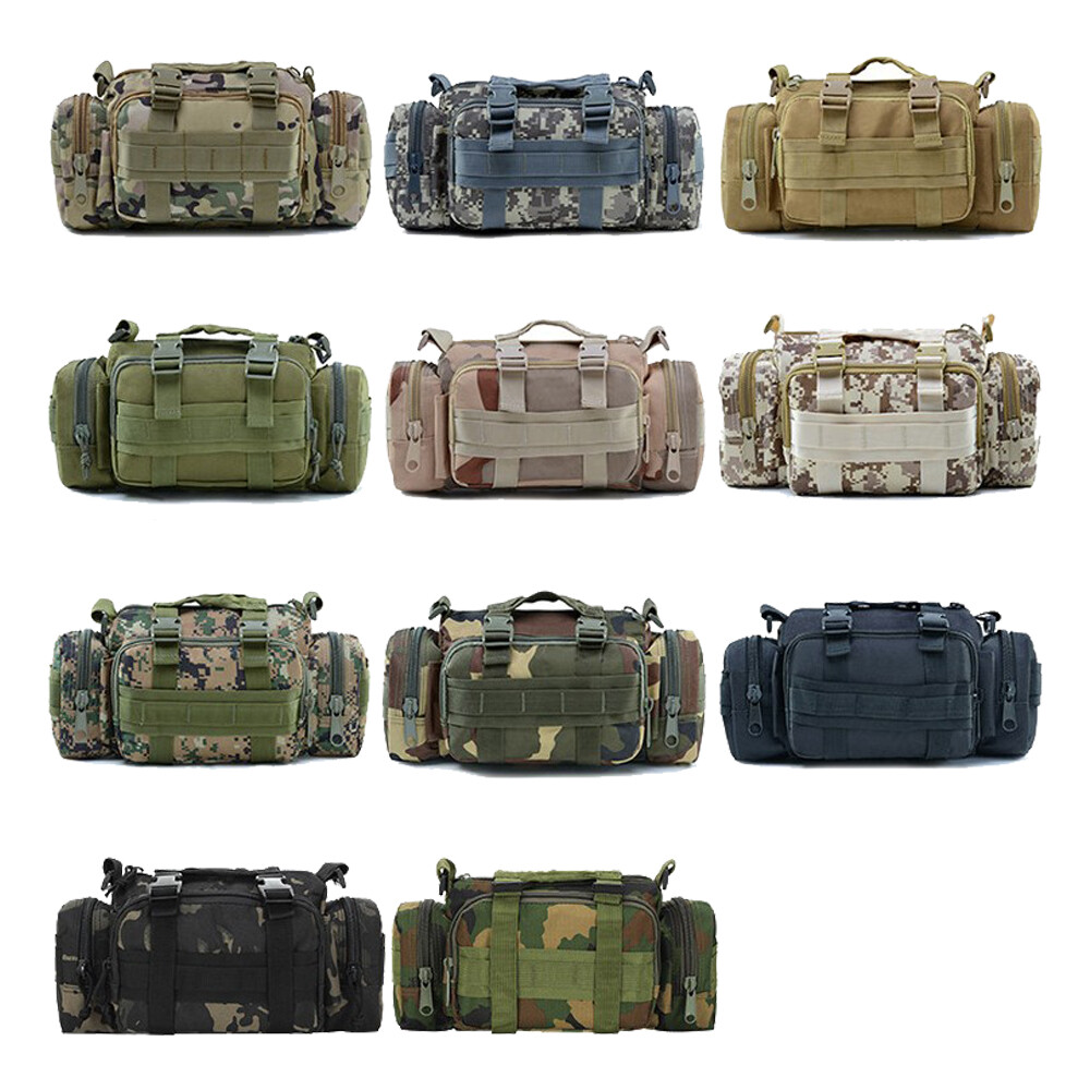 Outdoor Military Tactical Backpack Waist Pack Bag Molle Camping Hiking Pouch