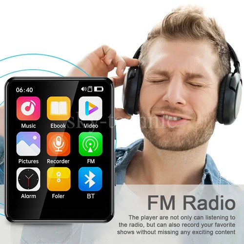 0-128GB MP4 MP3 Player Bluetooth 5.3 Touch Screen FM Radio Music Speaker Video - Picture 14 of 24