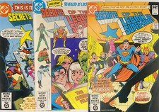 1981 SECRETS OF THE LEGION OF SUPER HEROES 1 2 3 COMPLETE SET 1-3