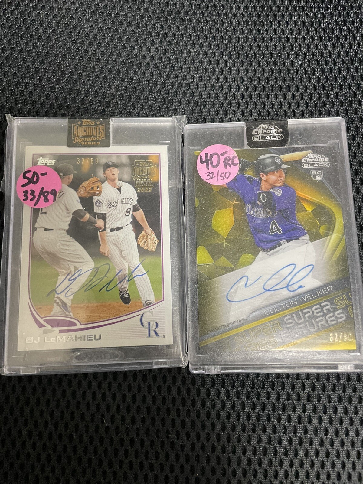 Colorado Rockies 1000+ Card Lot Rookies Autos Relics #'d Walker Blackmon Bryant