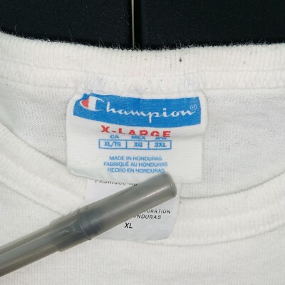 Vintage Champion Logo (rare Graphic) White Sz XL T Shirt | eBay