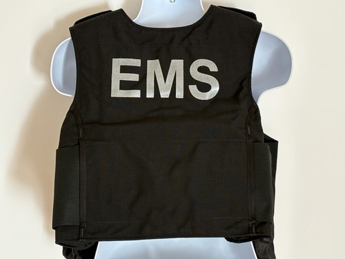 SECOND CHANCE Standard Tactical Armor Carrier Side Open M/L EMS Reflexive Black - Bild 9 von 13