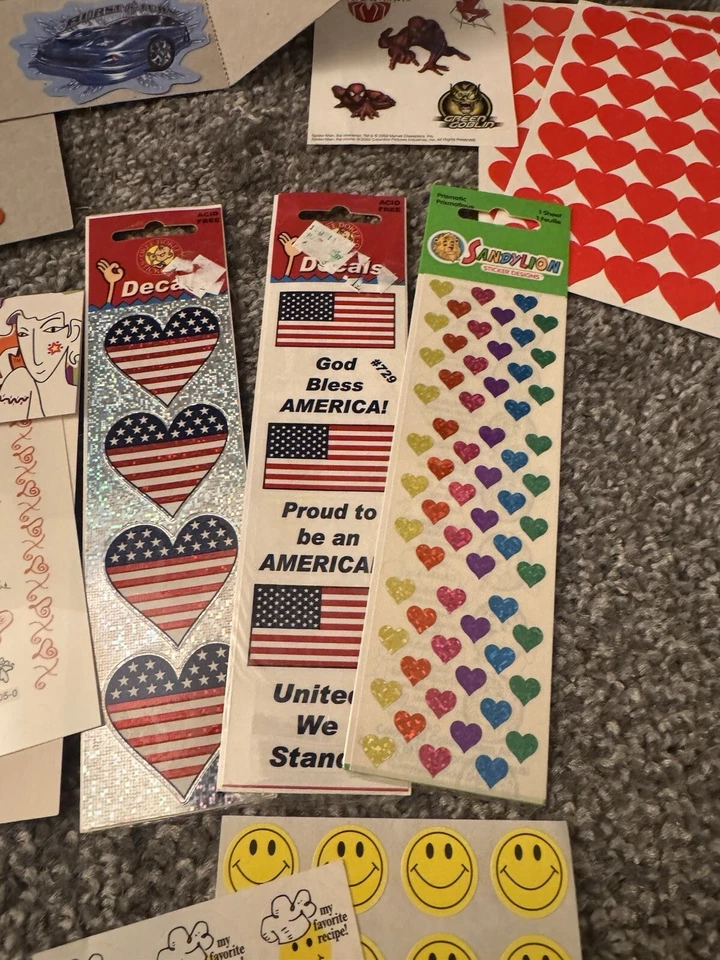 Y2K Sticker Tattoo Sandylion Claire’s Body Art Lot Of 19 Vending Machine - Image 2 of 4