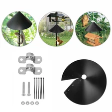 12 inch Squirrel Baffle Wrap Around Squirrel Proof Bird Feeder Guard Durable