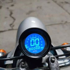 Fuel Gauge Motorcycle Speedometer Digital LED LCD Odometer Meter Tachometer
