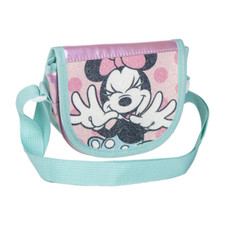 BORSA PASSEGGIO MINNIE DISNEY BORSA CON TRACOLLA REGOLABILE ACCESSORIO BAMBINI