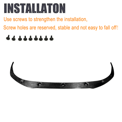 For BMW Z4 G29 M40i M-Sport 2019-2024 REAL CARBON Front Bumper Lip Chin Spoiler - Picture 7 of 8
