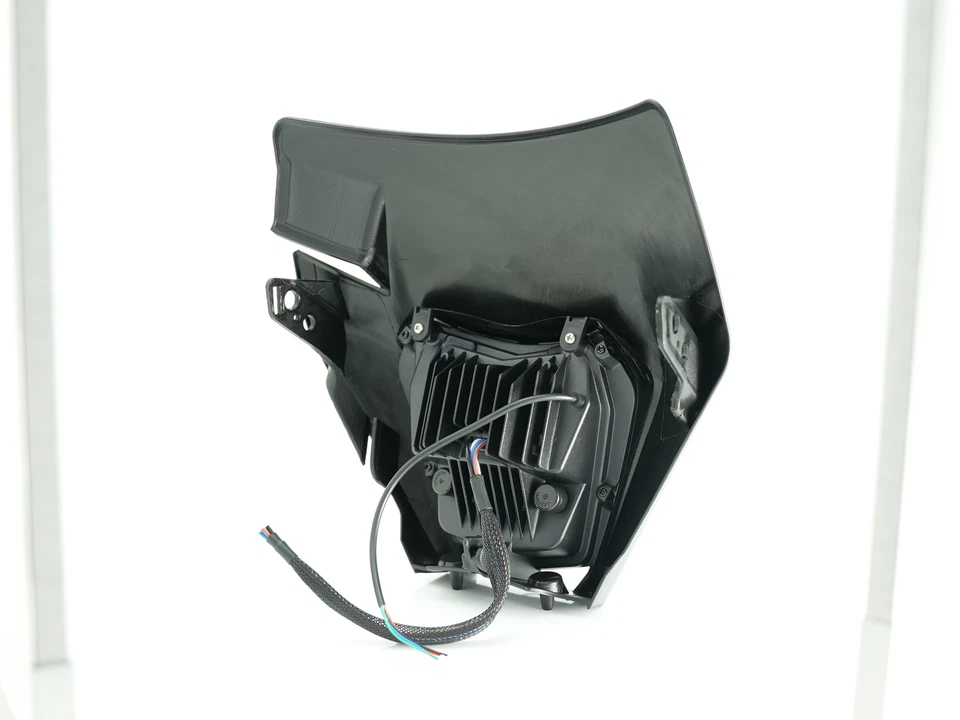 For Honda CRF250F CRF450R/X CRF250R XR400 Dirt Bike LED Headlight BLACK Fairing - Image 2 of 4