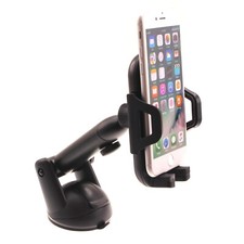 Dash Car Mount Windshield Holder Telescopic Cradle Swivel Dock for Smart Phones