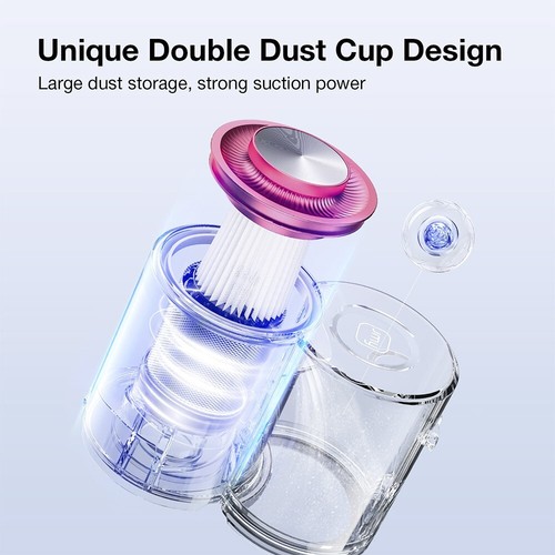 JIMMY Anti-Milben-Staubsauger 600W 16Kpa UV+Ultraschall Milbensauger Starke - Bild 6 von 19