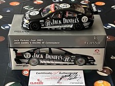 CC 1:18 2007 Jack Perkins Signed Jack Daniels Racing V8 Supercars Holden VE
