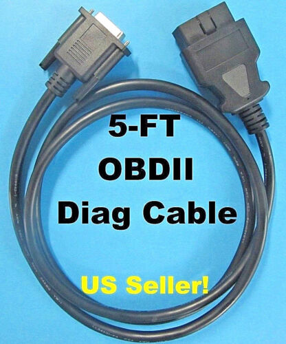 OBD2 OBDII Cable Compatible with Autel MaxiTPMS TS501 & TS601 Diagnostic Scanner - Picture 1 of 5