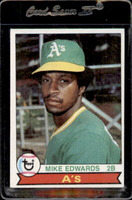 1979 Topps #613 Mike Edwards Oakland A's - Nice Card