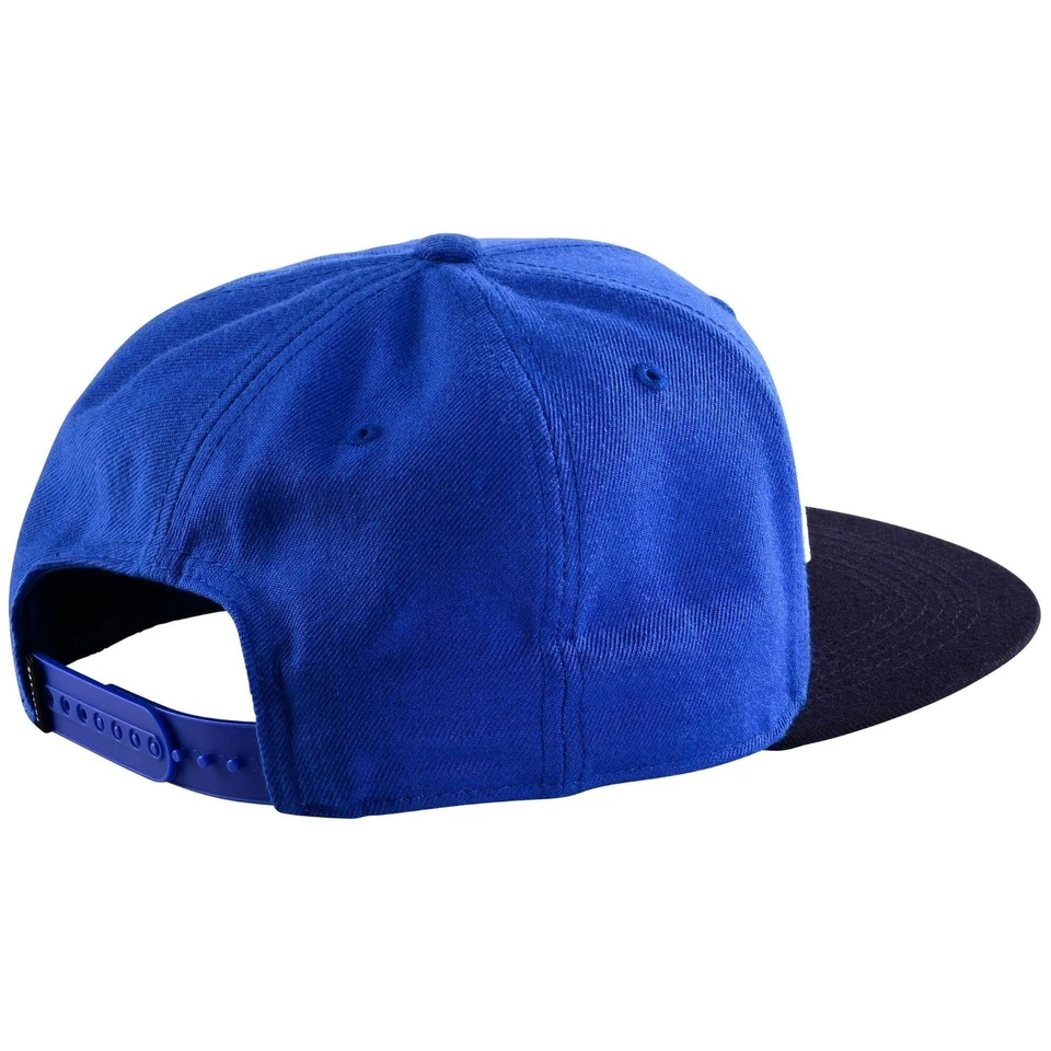 Troy Lee Designs Snapback Hat Cap TLD MX BMX Casual Wear Signature - Blue/White - Image 2 of 2