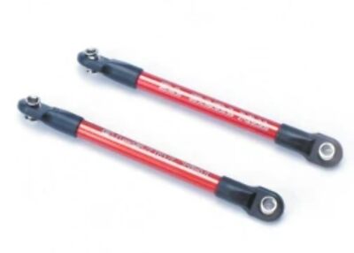 Traxxas 5918X Red-Anodized Aluminum Push Rod with Rod Ends, Progressive 2 (pair)