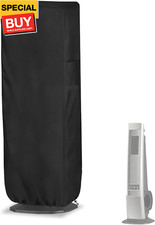 Outdoor Tower Fan Cover, Heavy Duty 600D Waterproof Dustproof Cover for Portable