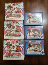 Lot of 6 2021 Topps Bowman MLB baseball sealed 3 Mega box & 3 Blaster boxes 🔥💯