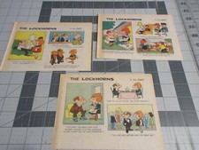 Lot of 3 The Lockhorns by Bill Hoest Clipped Strips from Sunday comics 1981