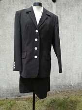 Kostüm Damen Schwarz mit weissen Streifen gr. 38